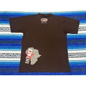J-Life Africa Impact Brown Graphic T Shirt Mission Trip Christian Men's  Small